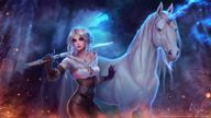 The Witcher (Ciri and Unicorn)